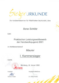 Sigerurkunde Ilona Schötz